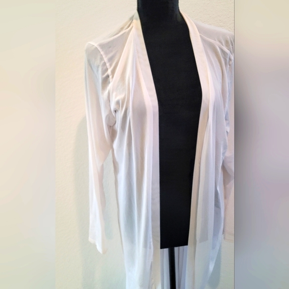 White Swimsuit Cover Up - Picture 12 of 14